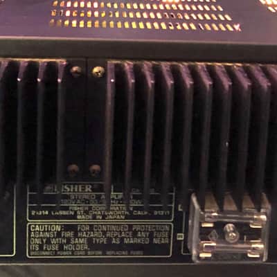 Fisher CA-880 Studio Standard Integrated Amplifier Black image 4