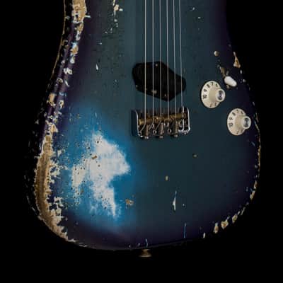 Fender Custom Shop 1966 Stratocaster SH Heavy Relic - Aged Competition Burgundy #87625 image 6