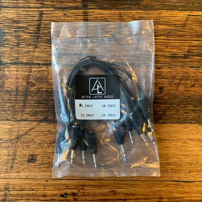 After Later Audio 15cm Double-end Stackable Patch Cable 5 Pack - Black image 1