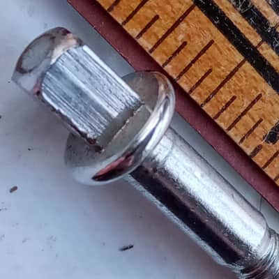 Ludwig&Ludwig 1+1 7/16"Chrome Tension T-Rod Snare Drum/Tom Vintage 40s Lug-Screw image 2