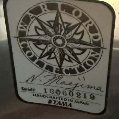 Tama Warlord Collection Spartan 6x14" Stainless Steel Snare Drum 2000s - Steel image 2