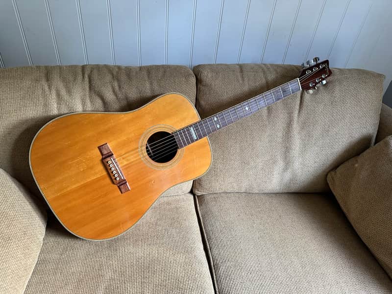 Washburn D93 limited edition Herringbone 1993 - Natural image 1
