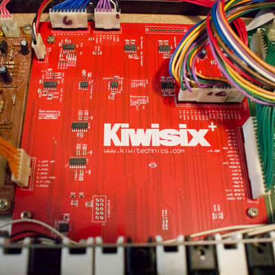 Korg PolySix (KiwiSix, Kiwi Power Supply, Kiwi Overlay) with Case! image 3