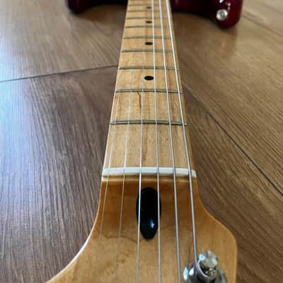 2015 Fender Standard Stratocaster Plus Top with Maple Fretboard 2013 - 2017 - Cherry Burst image 8