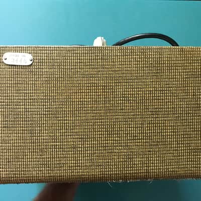 Magnatone M107 1950/52 Unique MOTS era Tweed amp, Serviced, Free shipping to EU, Swiss, UK image 13