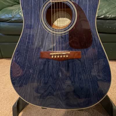 Fender Fender Special Run FSR DG-04 TB Early 2000s - Translucent Blue Gold Hardware image 2