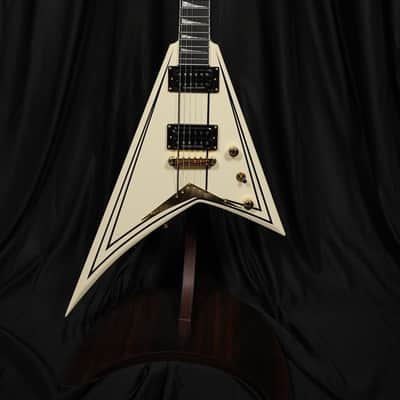 Jackson Pro Series RRT-3 Rhoads 2026 Ivory with Black Pinstripes image 2