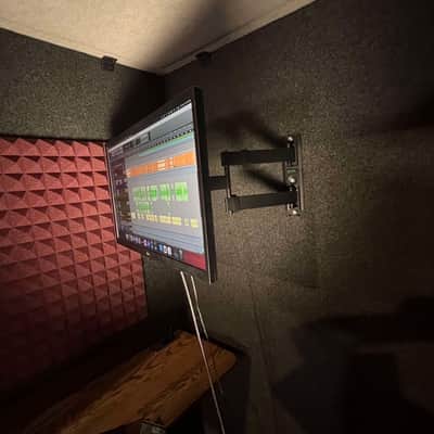 Vocal Booth - 4x4 w/ Ventilation System & Folding Desk (Whisper Room) image 9