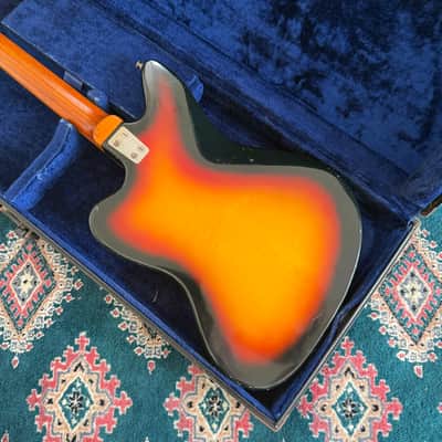 Framus Strato Deluxe 1965 - Sunburst w/ Rare See-Through Tourtoise Guard w/ OHSC image 7