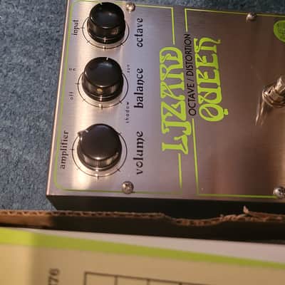 Electro-Harmonix / JHS "Big Box" Lizard Queen Octave Fuzz 2023 - Silver / Green image 8