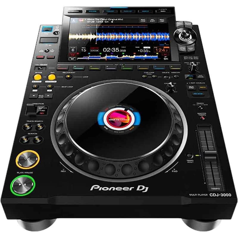 Pioneer DJ CDJ-3000 Professional DJ Multi Player, Black image 1