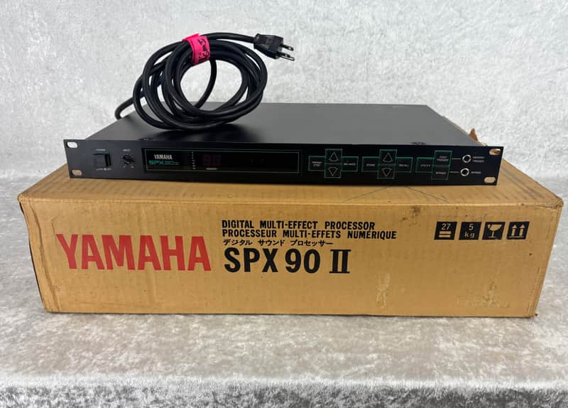 Yamaha SPX90 II SPX 90 digital sound processor rack mount unit w/ box and manual image 1