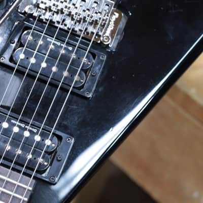 Jackson KV3 King V Black with Original Floyd Rose Bridge Electric Guitar w/Bag image 15