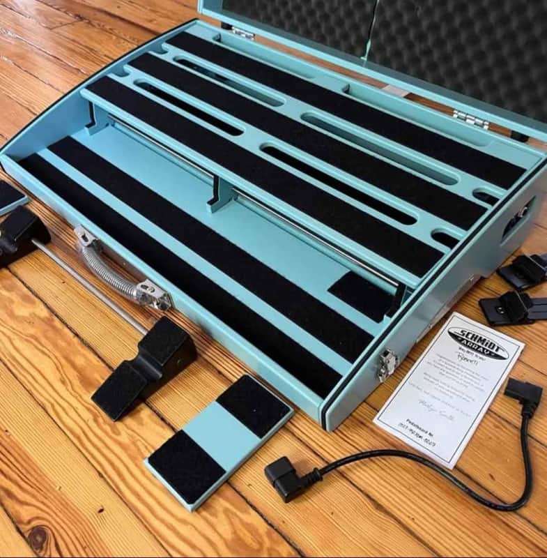 Schmidt Array SA-750xdm Pastel Turquoise Professional Pedalboard SA-750xdm image 1