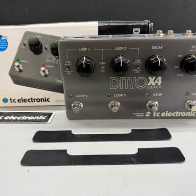TC Electronic Ditto X4 Looper With Box 2016 - Present - Black image 2