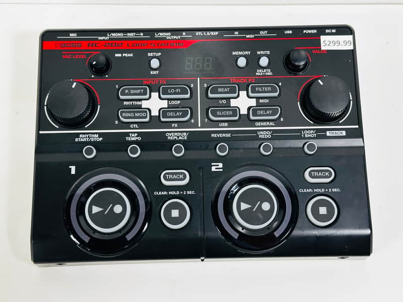 Boss RC-202 Loop Station 2016 - Present - Red image 1