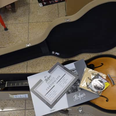 Hofner The Chancellor Aged Prototype*One of a Kind All Solid Jazz Guitar*Handmade in Germany*SUPERB! image 6