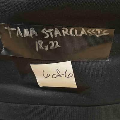 ~WOW!~ TAMA Starclassic Performer 6-Piece 10/12/14/16/22/22 Double Bass Drum Kit Set in Vintage Silver Glitter with RoadRunner Soft Bags (Rm 4) image 17