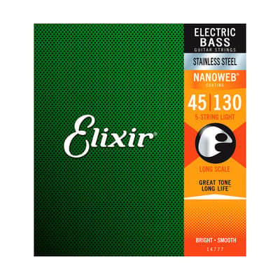 14777 Nanoweb 45/130 Bass Medium Light Elixir image 7