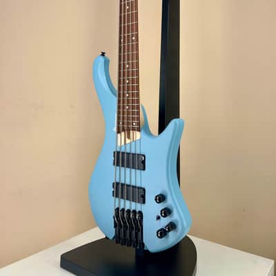 Ibanez EHB605PRM EHB Series 5-String Multi-Scale – Purist Blue Matte image 2
