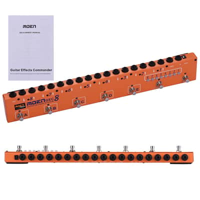 MOEN Canada GEC-8 LP8-O Looper Effect Pedal Commander Orange | Reverb