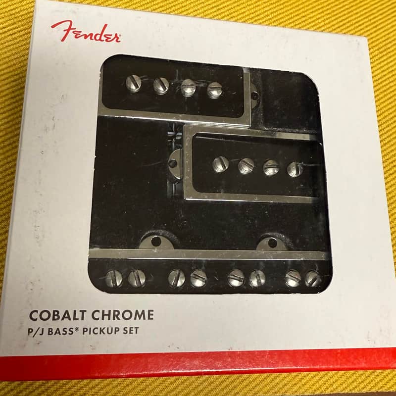 099-2377-000 Fender Fender Cobalt P/J "Tim Shaw" Precision and Jazz Bass FeCrCo Pickup Set USA0992377000 image 1