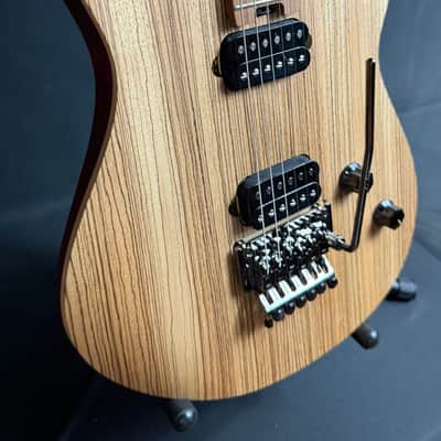 EVH Wolfgang Standard Exotic Zebrawood Electric Guitar Natural Satin Finish image 5