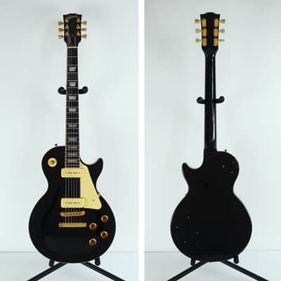 1991 Gibson 40th Anniversary Les Paul Ebony Black with Original Hardshell Case image 3