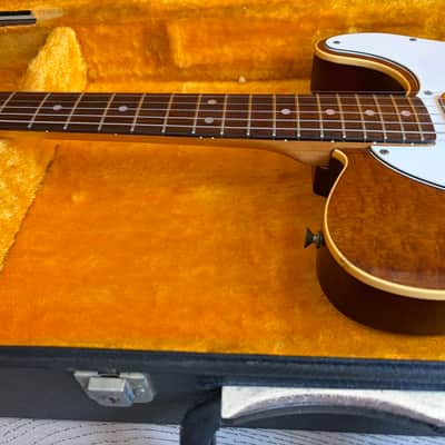 1980s Tokai Breezysound TTE60 Custom Telecaster Burled Tortoiseshell Mahogany Top Hard Case Japan Vintage image 3