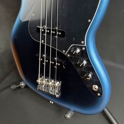 Fender American Professional II Jazz Bass Fretless 4-String Bass Guitar Dark Night w/ OHSC image 4