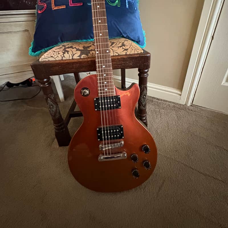 2008 Epiphone Les Paul Chameleon Bronze/Salmon Colour