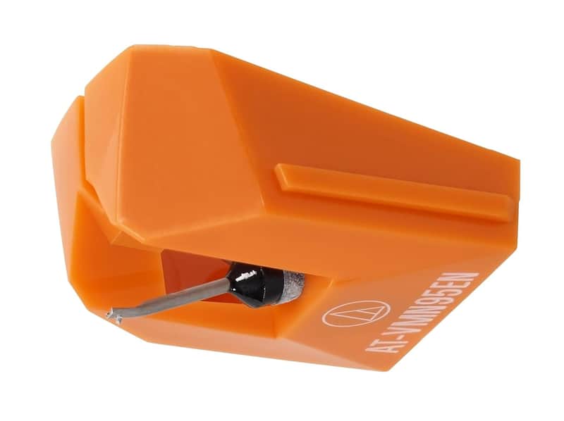 Audio-Technica AT-VMN95EN Elliptical Replacement Turntable Stylus Orange image 1