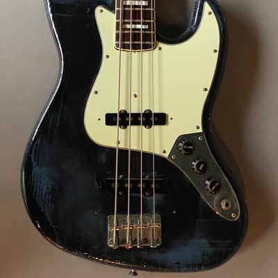 Fender Jazz Bass 3-Bolt with Rosewood Fretboard 1974 - 1983 - Black image 4