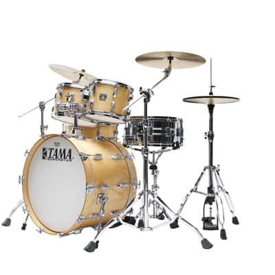 Tama SU42RS-SPM 50th Anniversary Superstar Shell Kit 4 pcs - Super Maple/Chrome HW image 4