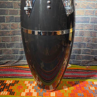 Latin Percussion 11" Patato Quinto Conga Black w/ Remo Skyndeep Head image 11