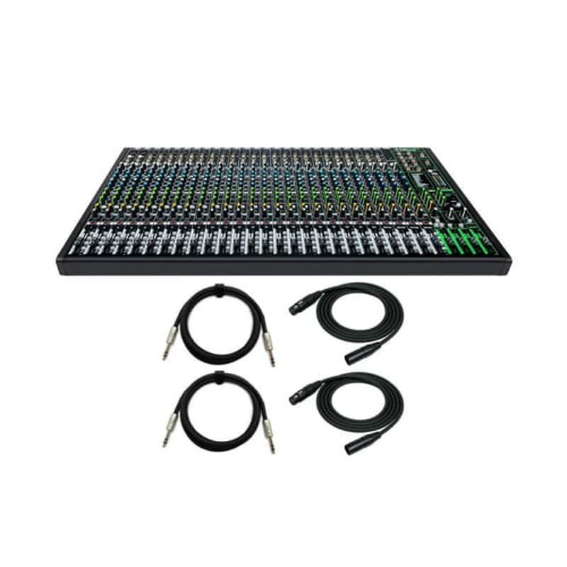 Mackie ProFX30v3 30-Channel Professional USB Mixer with XLR and 1/4 TRS Cables image 1