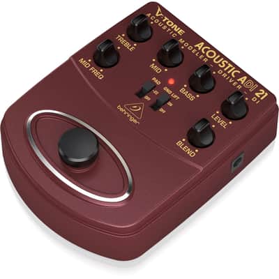 Behringer ADI21 Acoustic Amp Modeler / Direct Recording Preamp / DI Box image 3