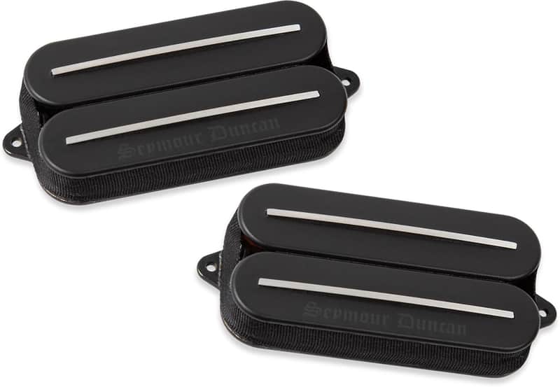 Seymour Duncan Black Winter Rail Humbucker Pickup Set Black 11105-92-B image 1