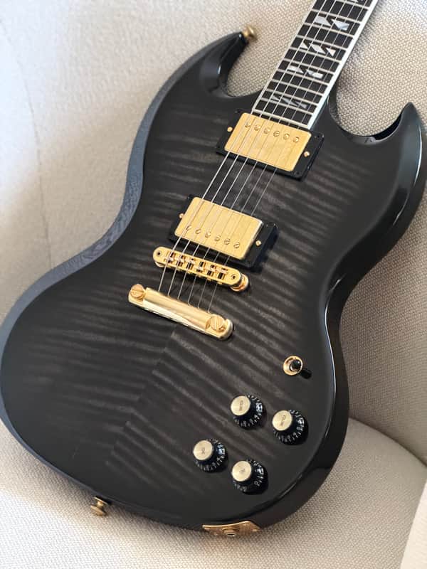 Gibson SG Supreme 2023 - Translucent Ebony Burst image 1