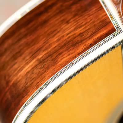 Martin Custom Shop Style 45 000-14F Acoustic Guitar - Macassar Ebony/Premium Spruce with Hardshell Case image 9