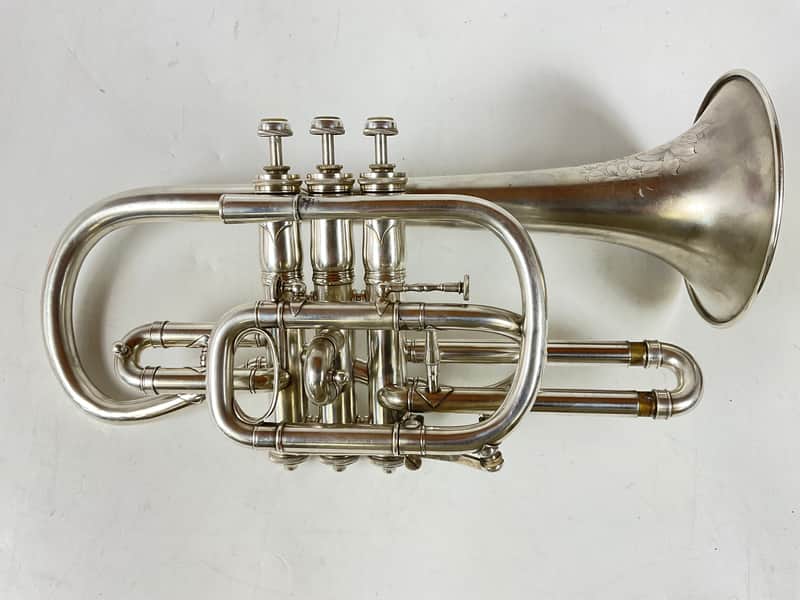 Used C.G. Conn "New York Wonder" Bb/A Cornet (SN: 70075) image 1