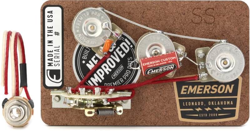 Emerson Custom Prewired Blender Kit for PRS Silver Sky image 1