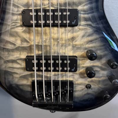Jackson X Series Spectra Bass SBXQ V 2021 - Present - Transparent Black Burst image 3