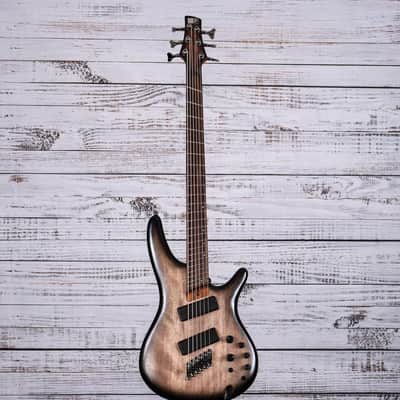 Ibanez SRC6MS Bass Guitar | Black Stained Burst Low Gloss image 3