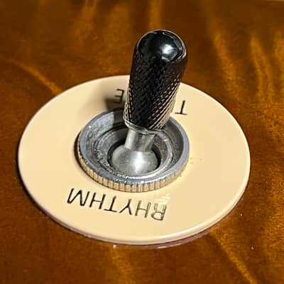 Kinnatone knurled BLACK Nickel Three way Toggle switch tip 8/32 fits American Gibson style Aluminium image 4