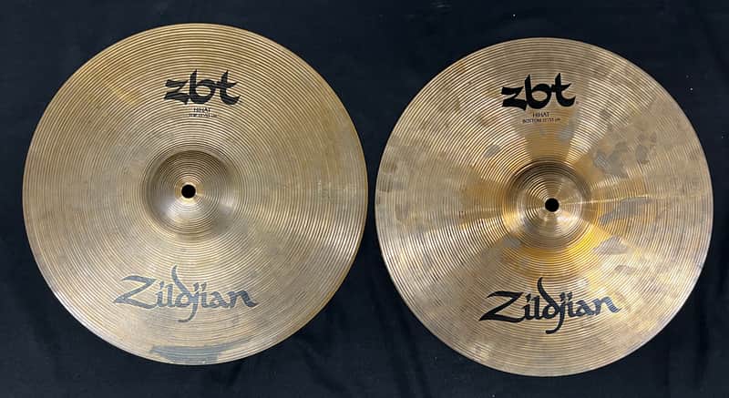 Zildjian 13" ZBT Hi-Hat Cymbals (Pair) Used image 1