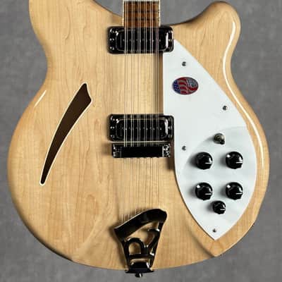 Rickenbacker 360/12 Semi-Hollowbody 12-String - Maple Glo image 2