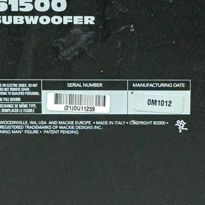 Mackie SRS1500 Active Subwoofer 600 Watts RMS with Padded Cover image 6