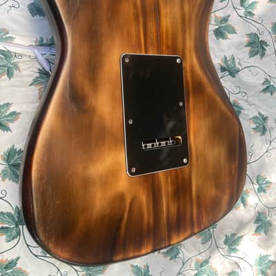 Custom Strat Style Partscaster - Shou Sugi Ban - SSH image 7