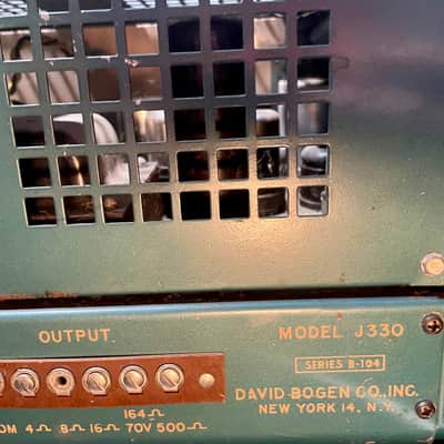 David Bogen Model 330 1950's All Tube PA - Perfect for Fender Conversion image 8